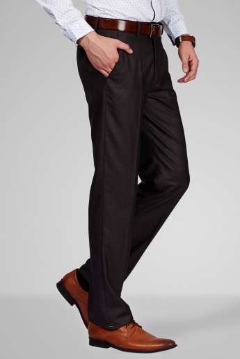 LOUIS PHILIPPE Slim Fit Formal Trousers