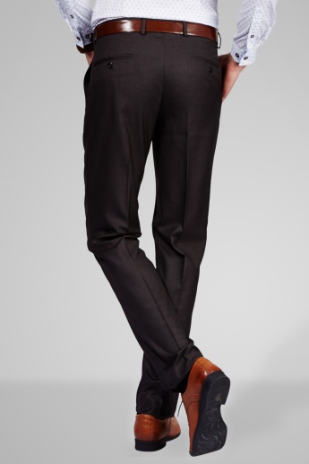 LOUIS PHILIPPE Slim Fit Formal Trousers