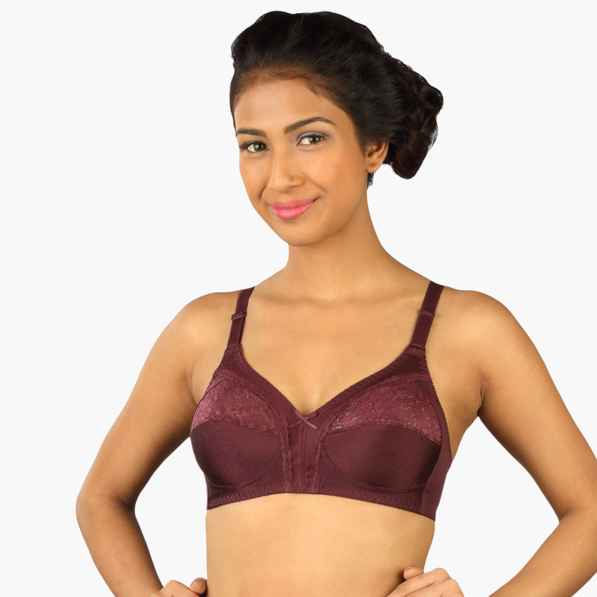 TRIUMPH Lace Overlay Non-Padded Full-Coverage Bra