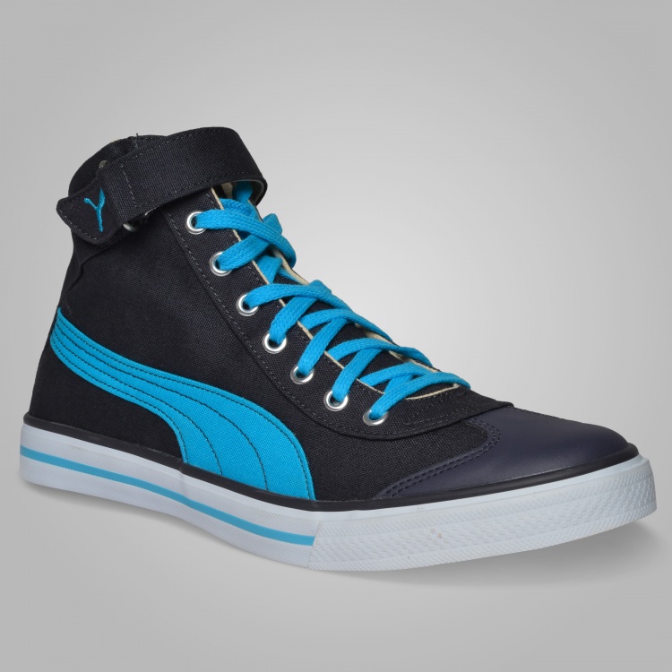 PUMA High-Ankle Canvas Sneakers