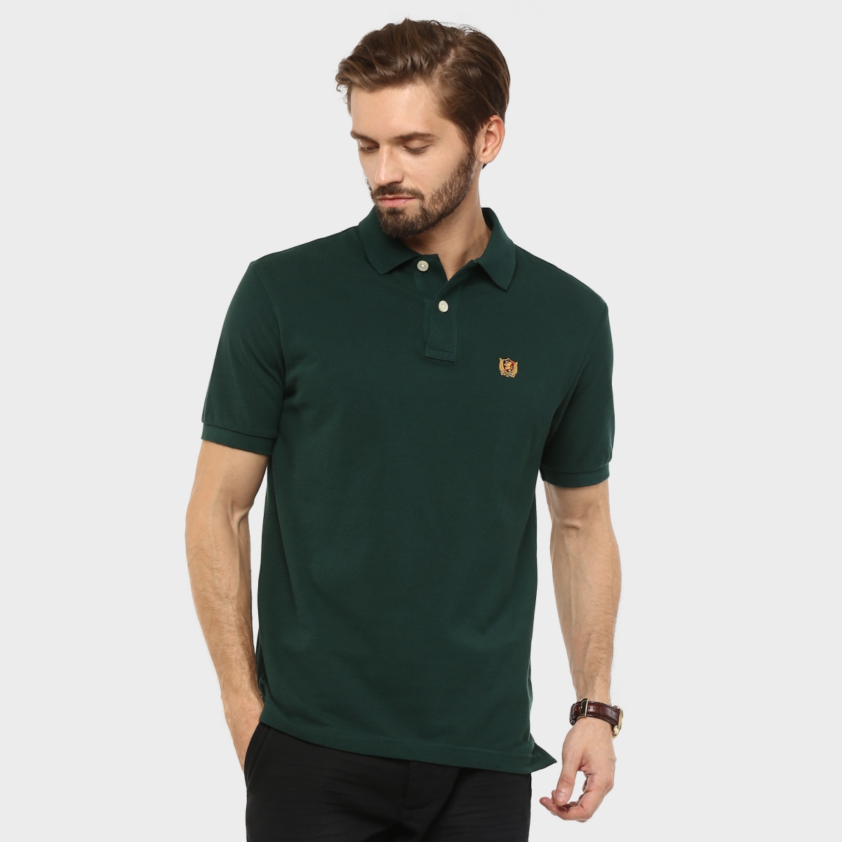 FAHRENHEIT Solid Polo T-Shirt