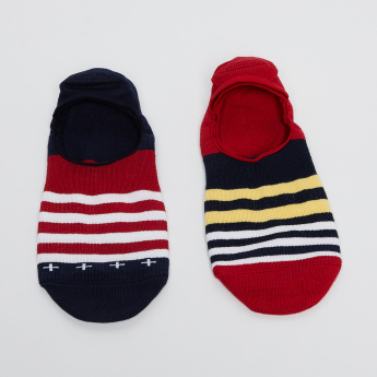 FORCA Striped Footie Socks- Pack of 2 Pairs