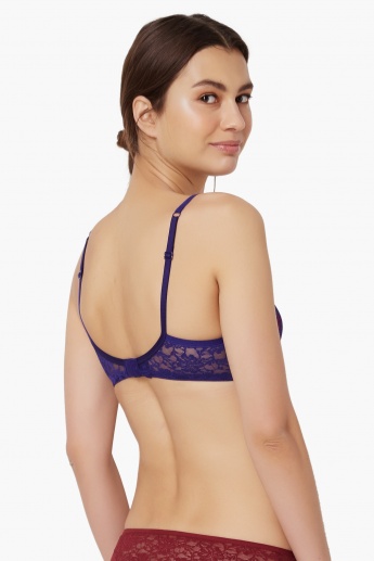 AMANTE Lace Push-Up Padded Wired Bra
