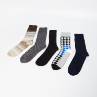 CODE Assorted Formal Socks-Pack of 5 Pairs