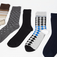 CODE Assorted Formal Socks-Pack of 5 Pairs