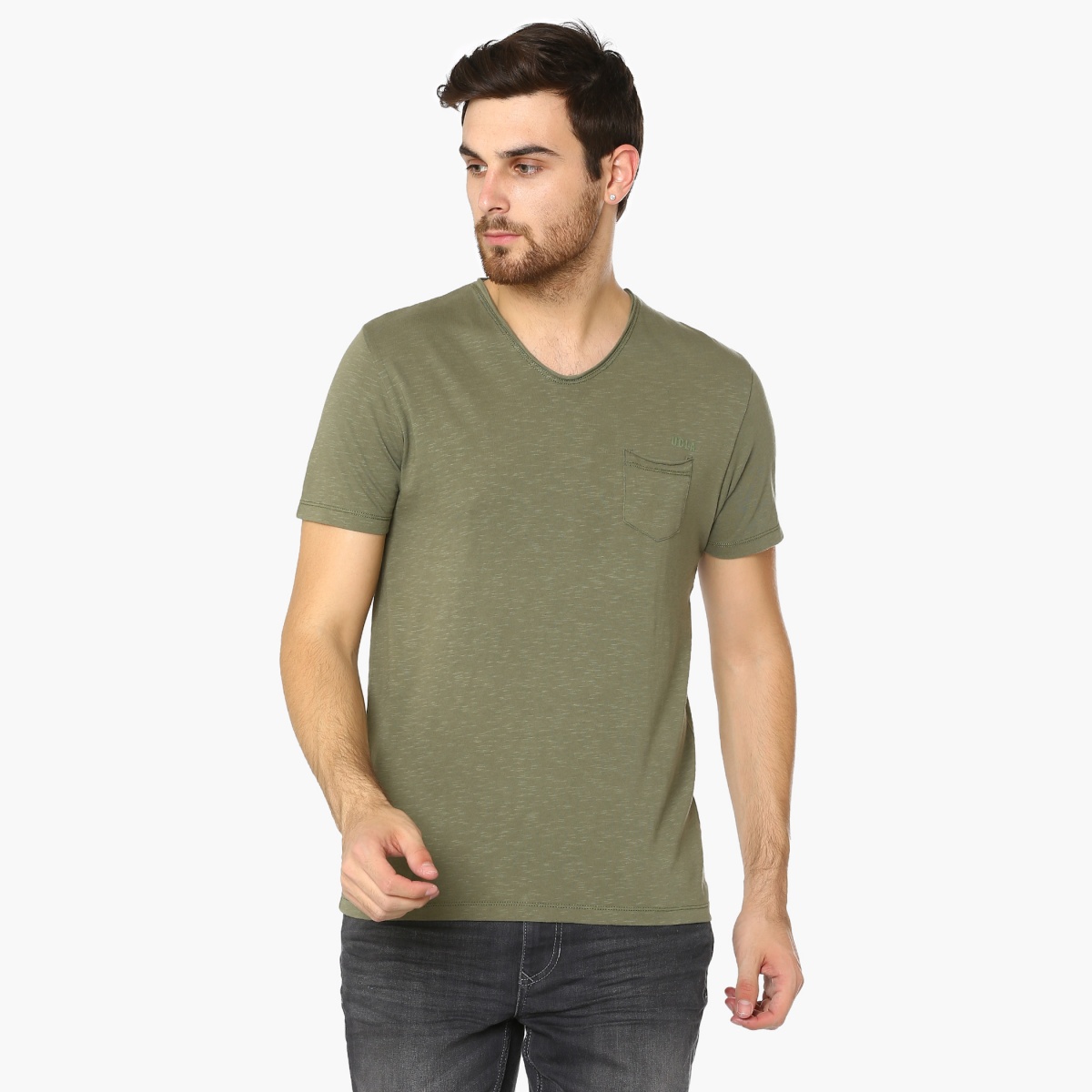 UCLA Solid V-Neck T-Shirt