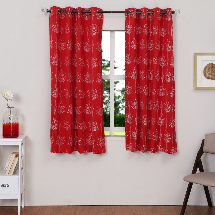Buy Floss Jacquard Window Curtain Set-2pcs from Home Centre at just INR ...