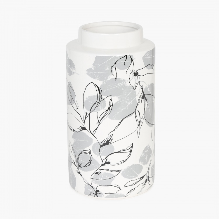 Splendid Eden Leaf Print Vase