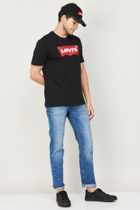 LEVI'S Printed Crew-Neck Half Sleeves T-Shirt