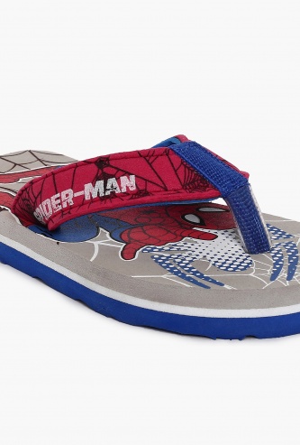 BIOWORLD Spiderman Print Slippers