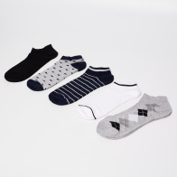 CODE Knitted Woven Design Socks- Set of 5 pcs.