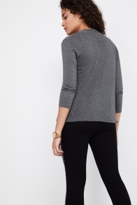 CODE Solid Knitted Shrug
