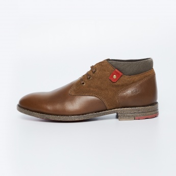 LEE COOPER Solid Lace-Up Ankle Shoes