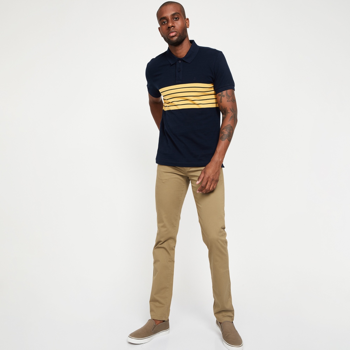 ARROW SPORT Solid Low Rise Slim Fit Chinos