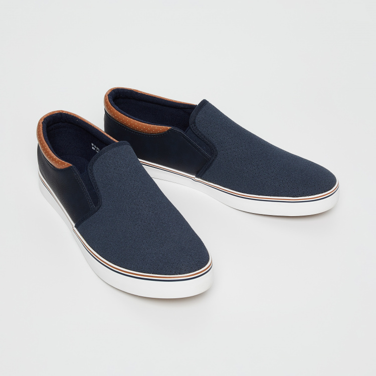 FORCA Perforated Slip-On Casual Shoes