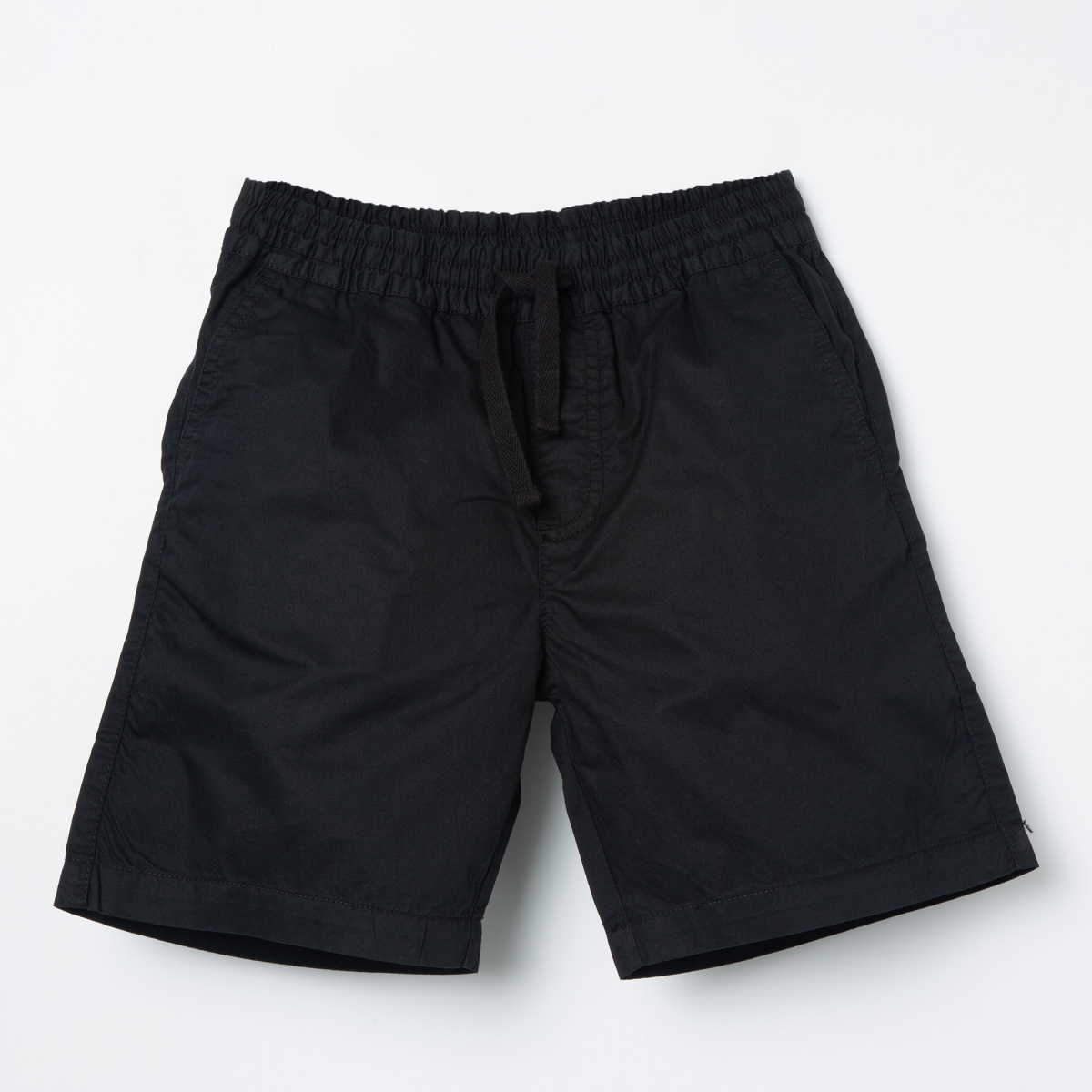 FAME FOREVER YOUNG Solid Drawstring Waist Shorts