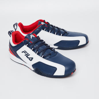 FILA Colourblocked Afro Low Lace-Up Sports Shoes