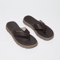SKECHERS Panelled Thong Sandals