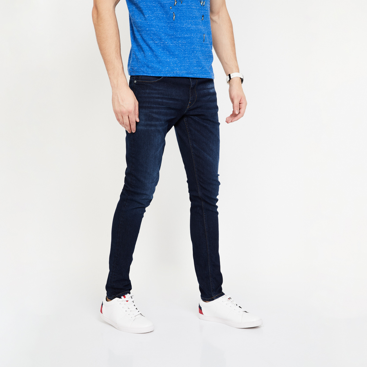 LEE Bruce Stonewashed Skinny Fit Jeans 