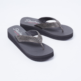skechers slippers grey