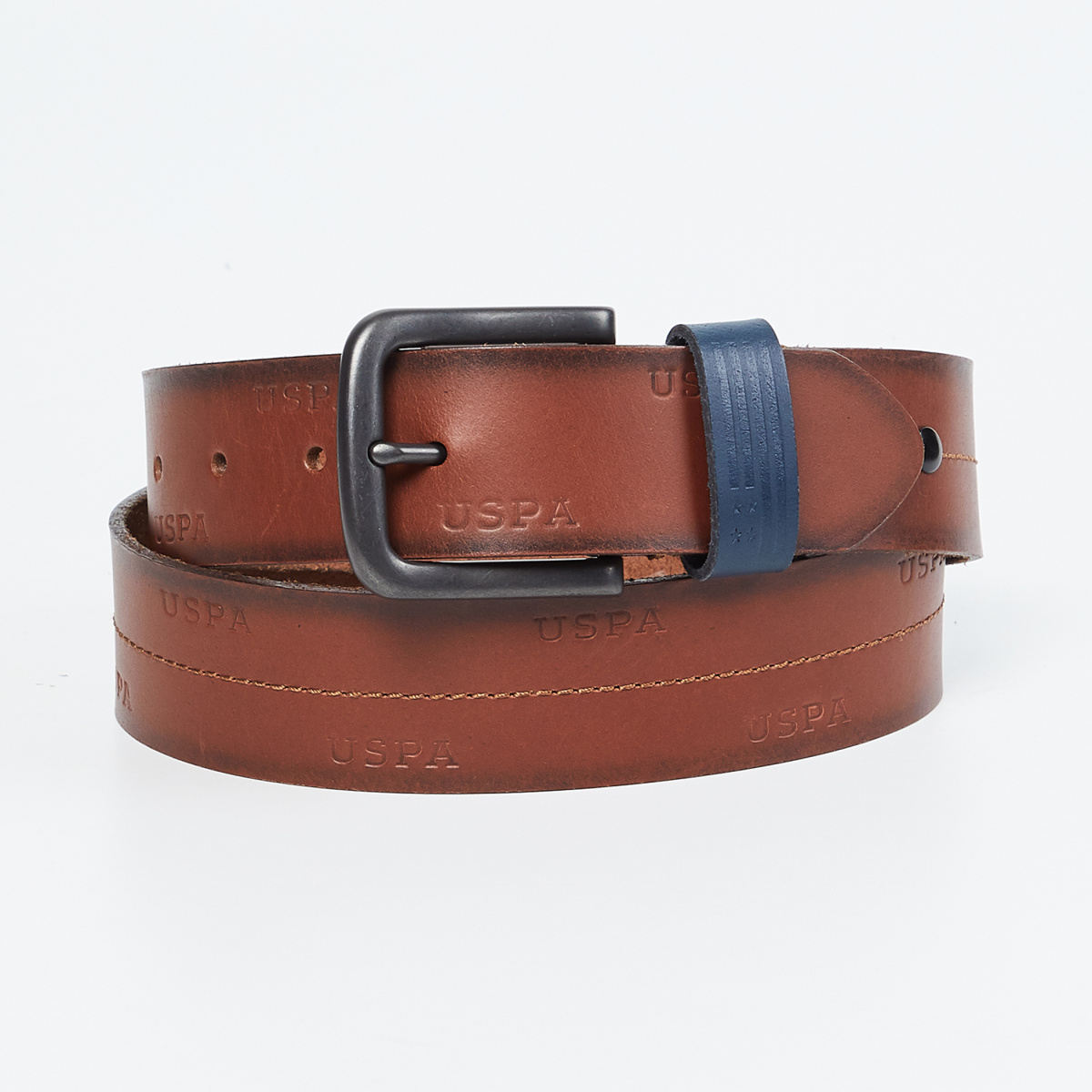 U.S. POLO ASSN. Men Genuine Leather Casual Belt