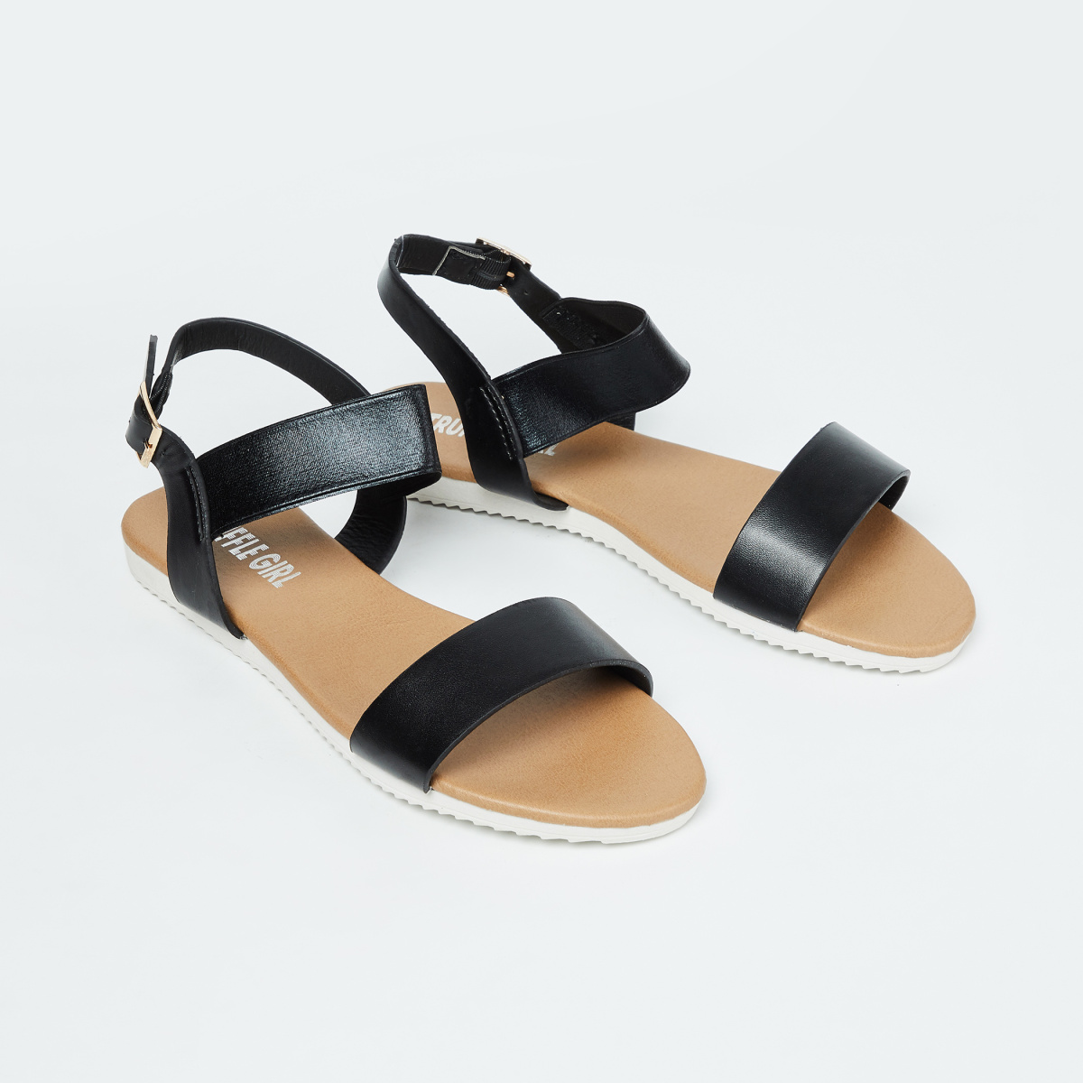 TRUFFLE COLLECTION Textured Slingback Sandals