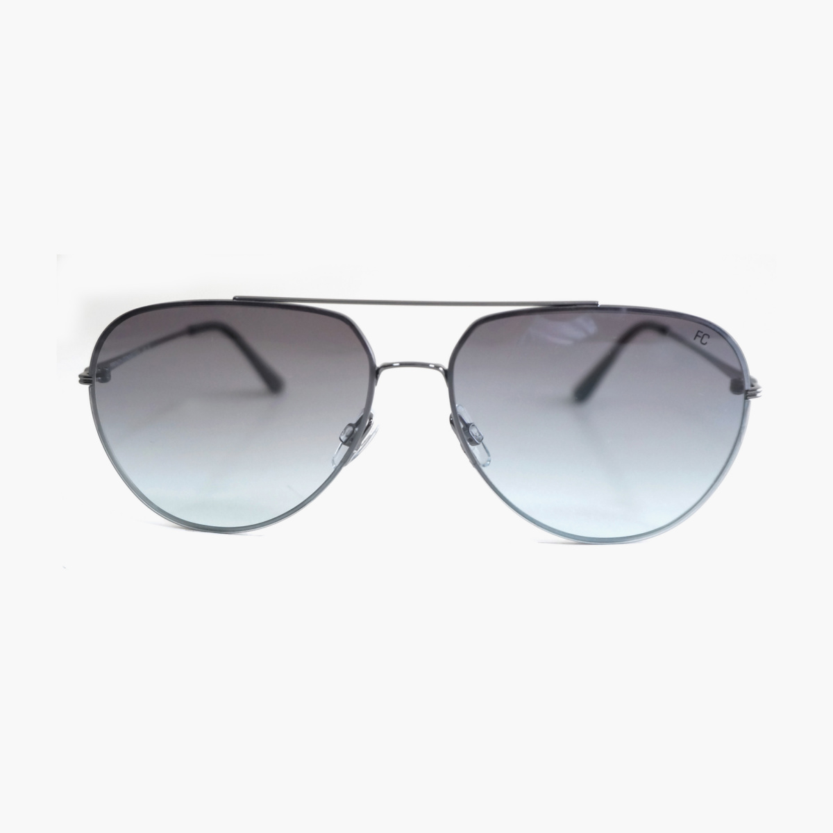 Tom Ford Eyewear Charles 02 Gradient Aviator Metal Sunglasses - Silver Blue  - ShopStyle
