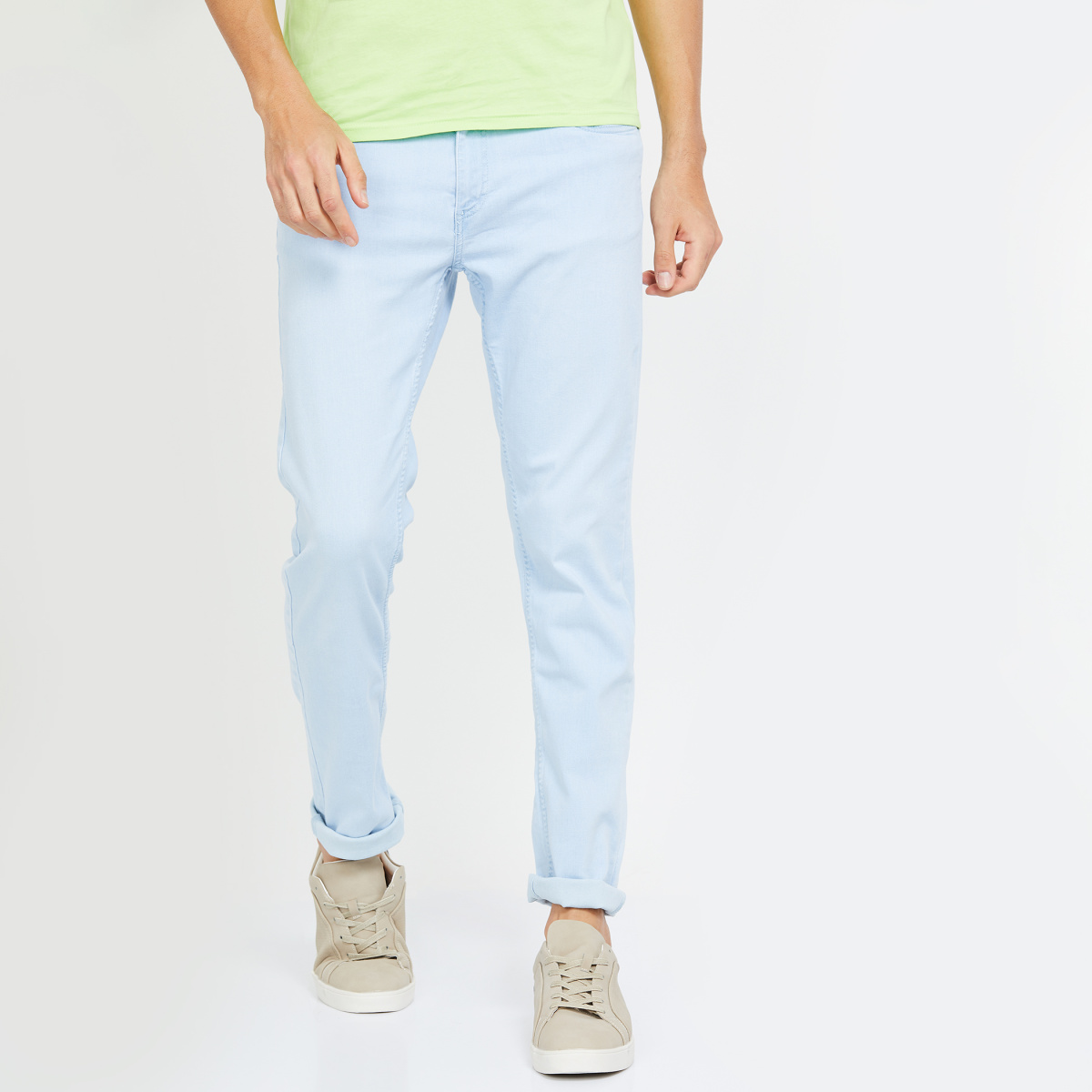 FORCA Solid Skinny Fit Jeans