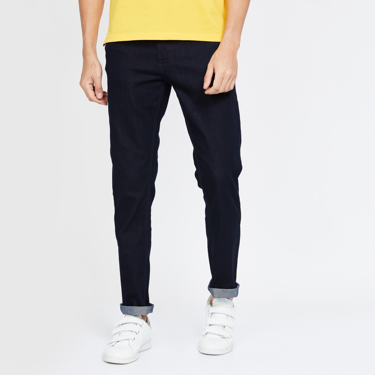 FORCA Solid Slim Tapered Jeans