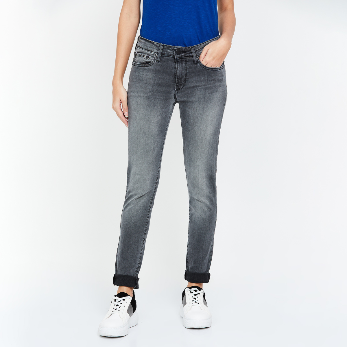 LEVI'S Stonewashed Skinny Fit Jeans