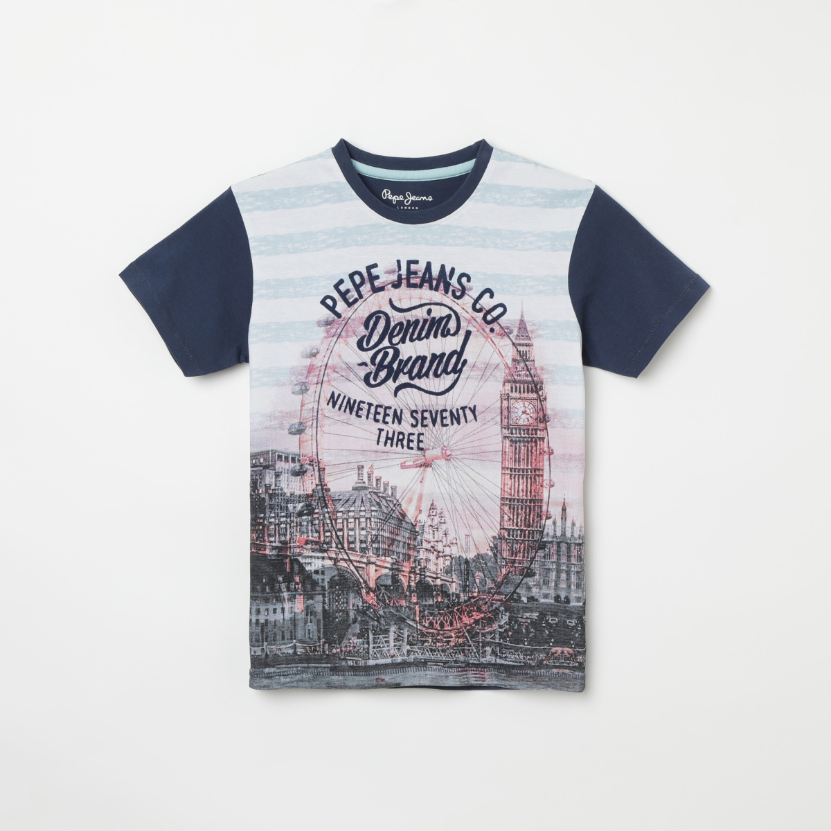 PEPE JEANS Printed Crew Neck T-shirt