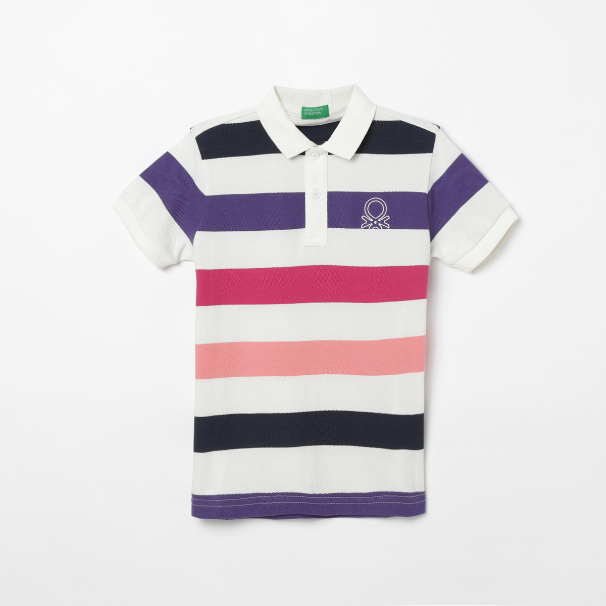 UNITED COLORS OF BENETTON Striped Polo T-shirt