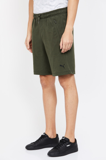 PUMA Solid Elasticated Shorts | Green