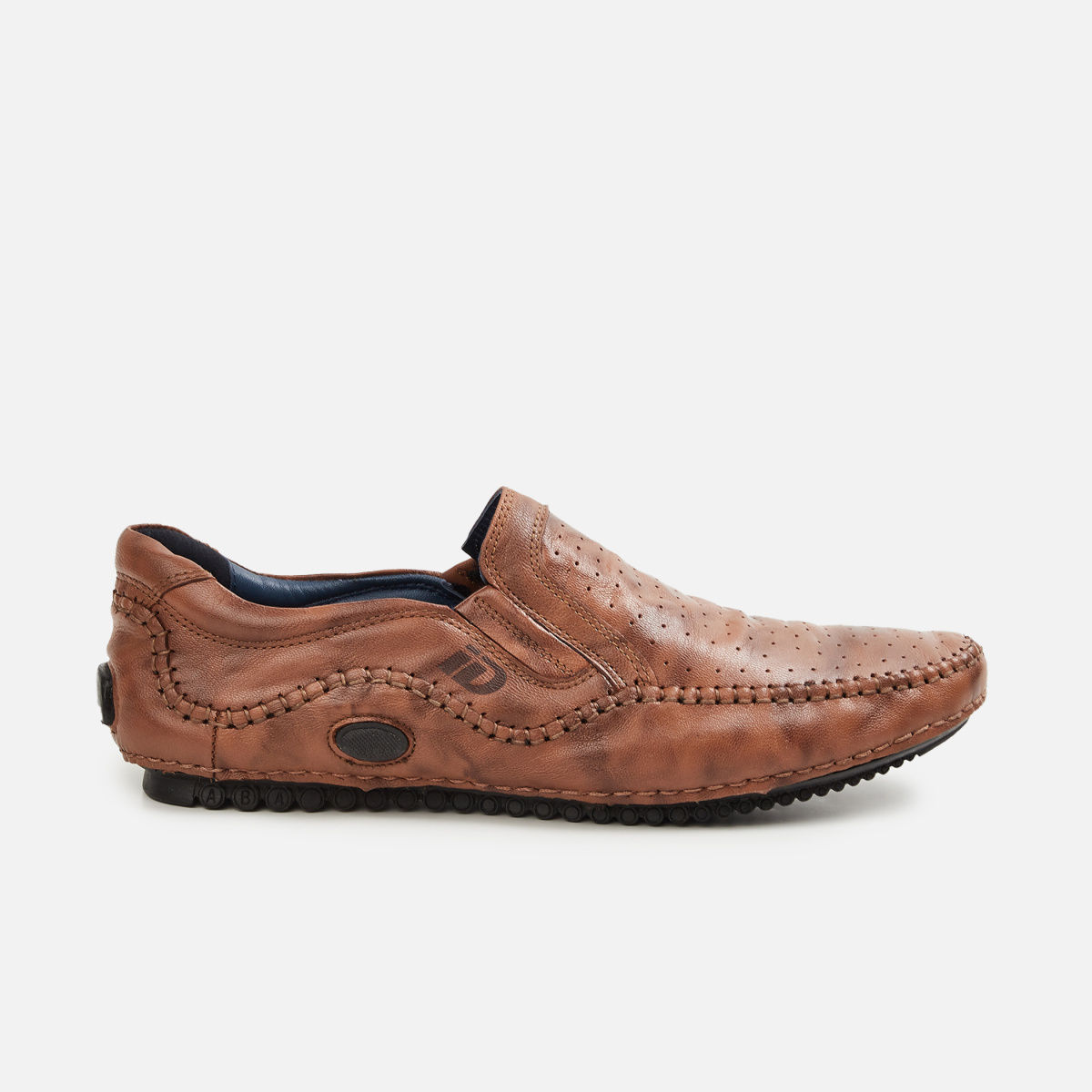 ID Men Leather Slip-On Shoes