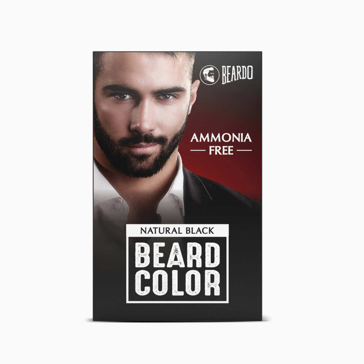 BEARDO Beard Color For Men - Natural Black
