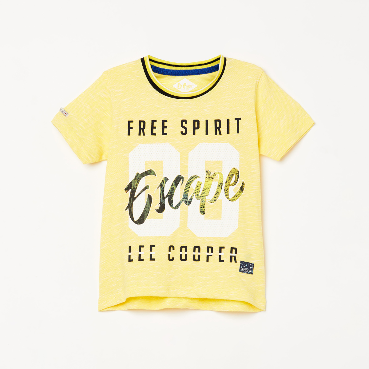 LEE COOPER JUNIORS Boys Typographic Print Short Sleeves T-shirt