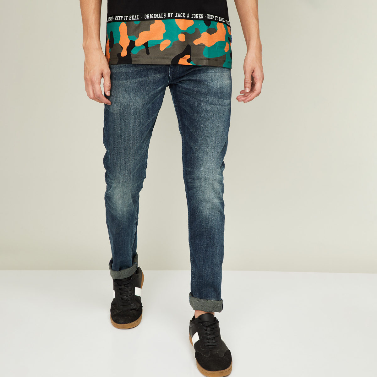 lee cooper tapered jeans