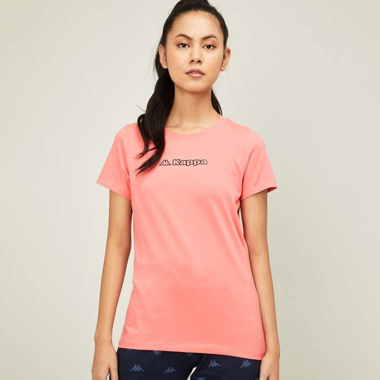 

KAPPA Women Printed Short Sleeves T-shirt, Pink