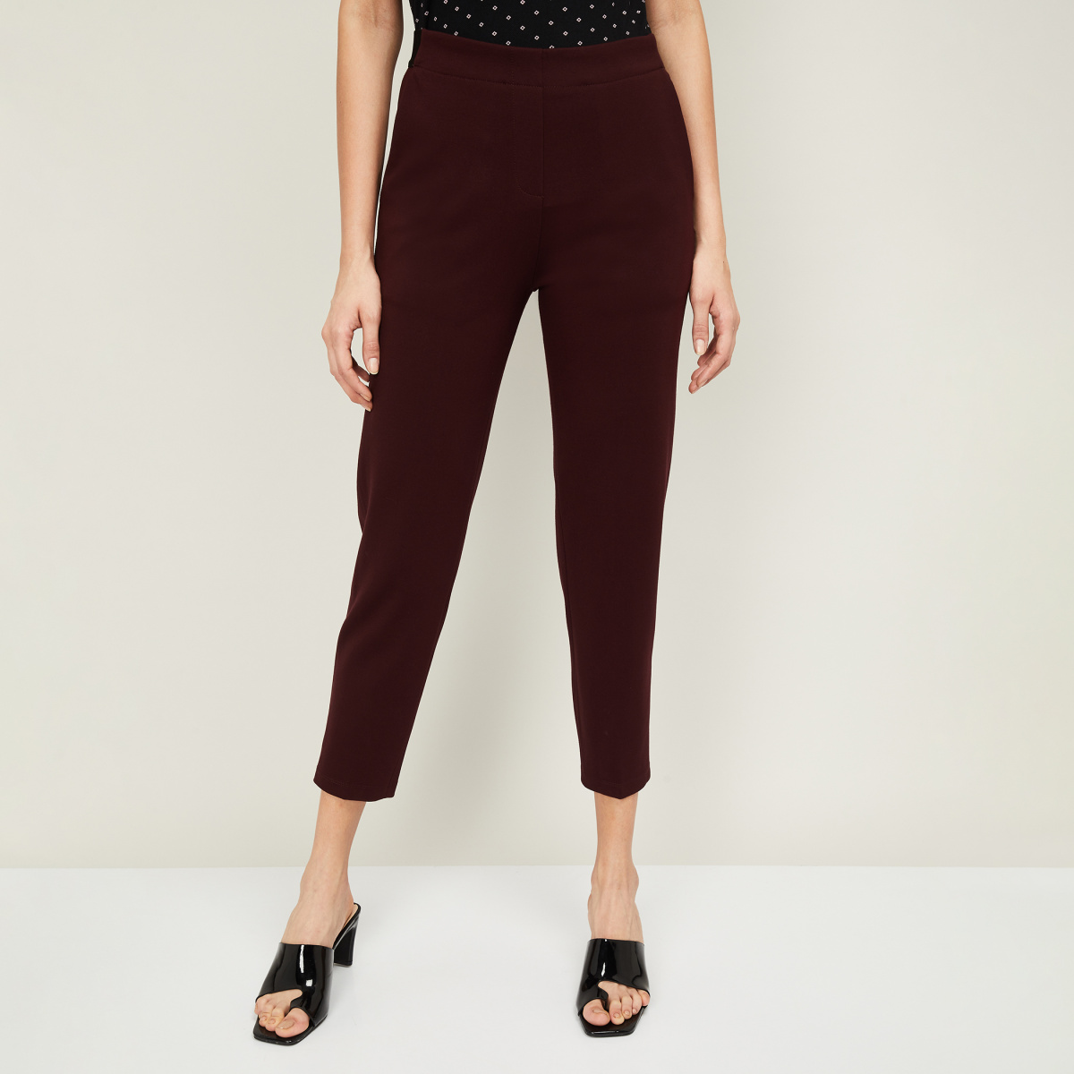 CODE Women Cropped Trousers