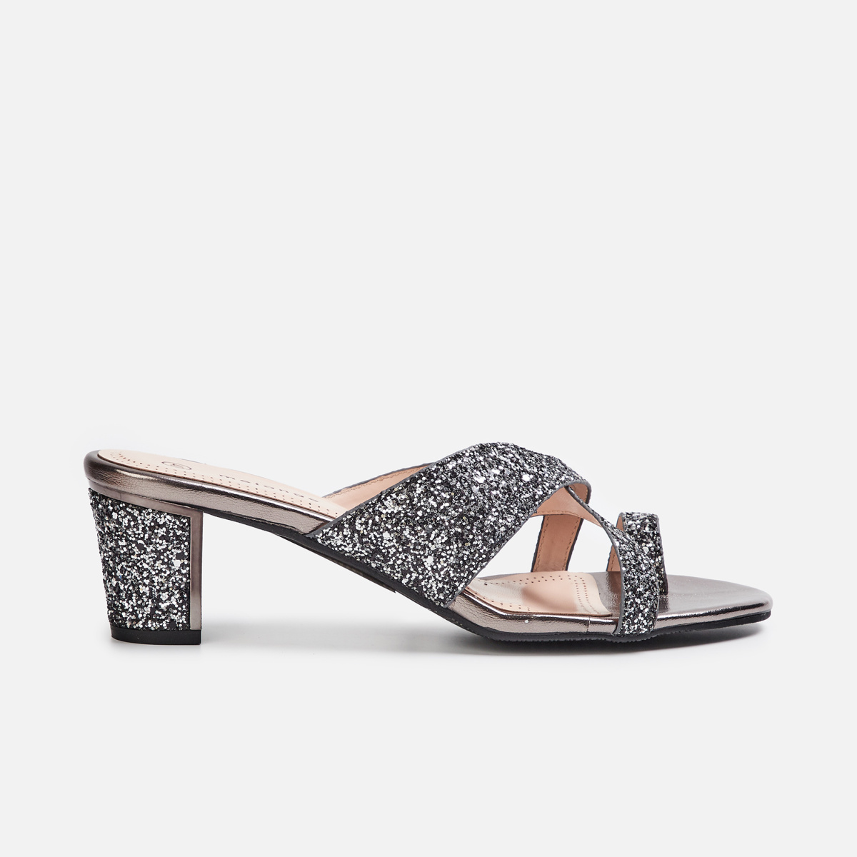Glitter heels Badgley Mischka Silver size 8 US in Glitter - 41604767
