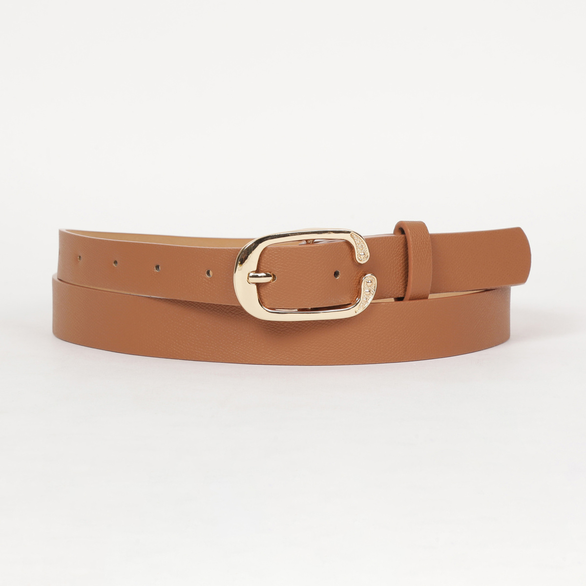 

GINGER Women Solid Casual Belt, Brown