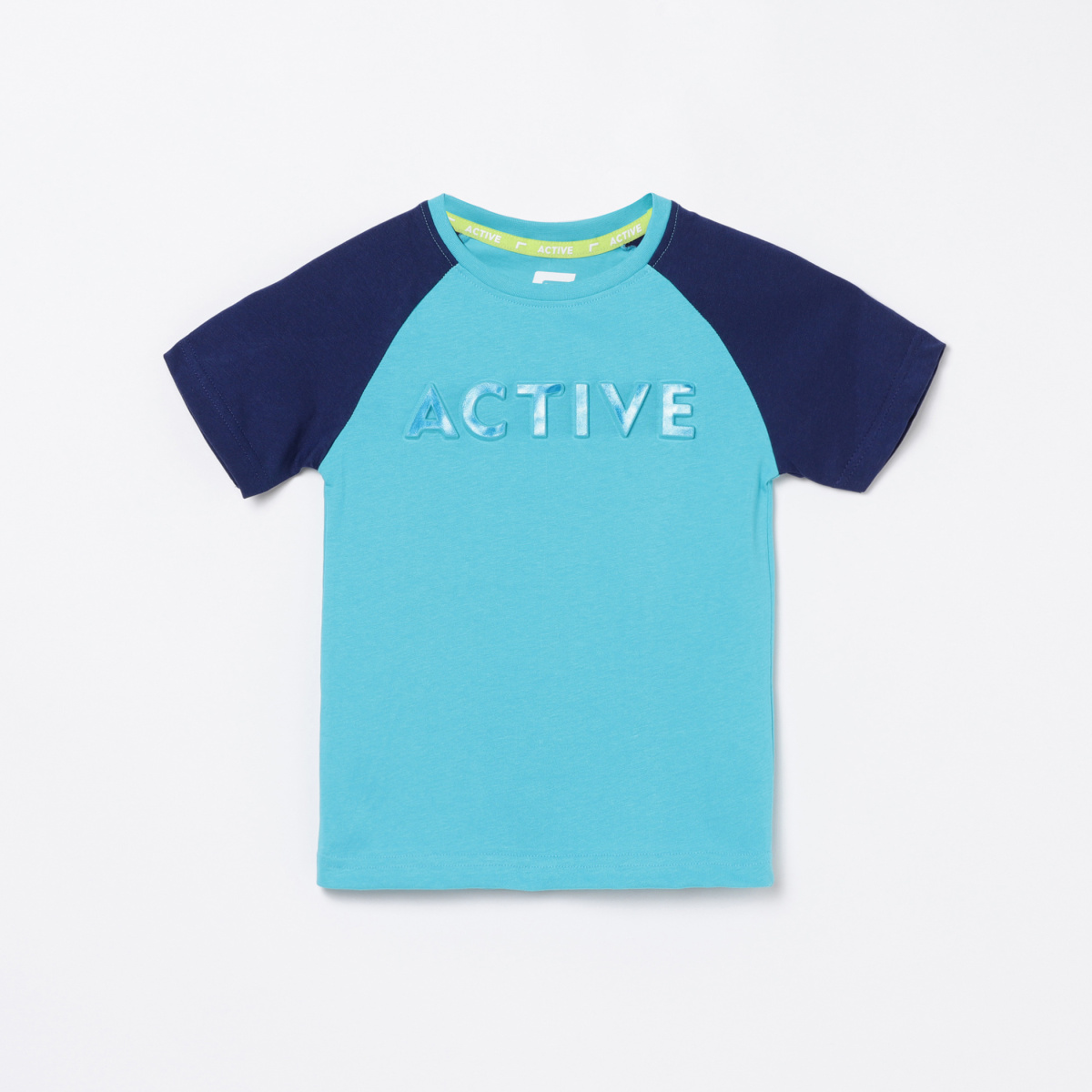 FAME FOREVER ACTIVE Boys Printed Crew Neck T-shirt