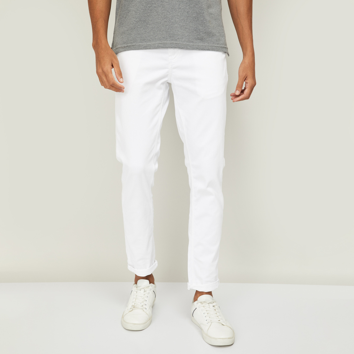 UNITED COLORS OF BENETTON Men Solid Skinny Fit Jeans