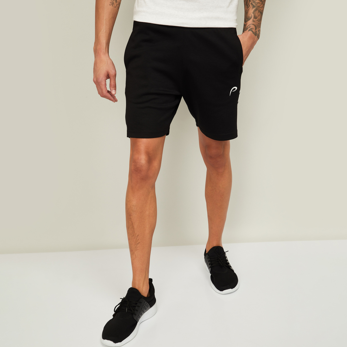 PROLINE Men Solid Regular Fit Elasticated Shorts