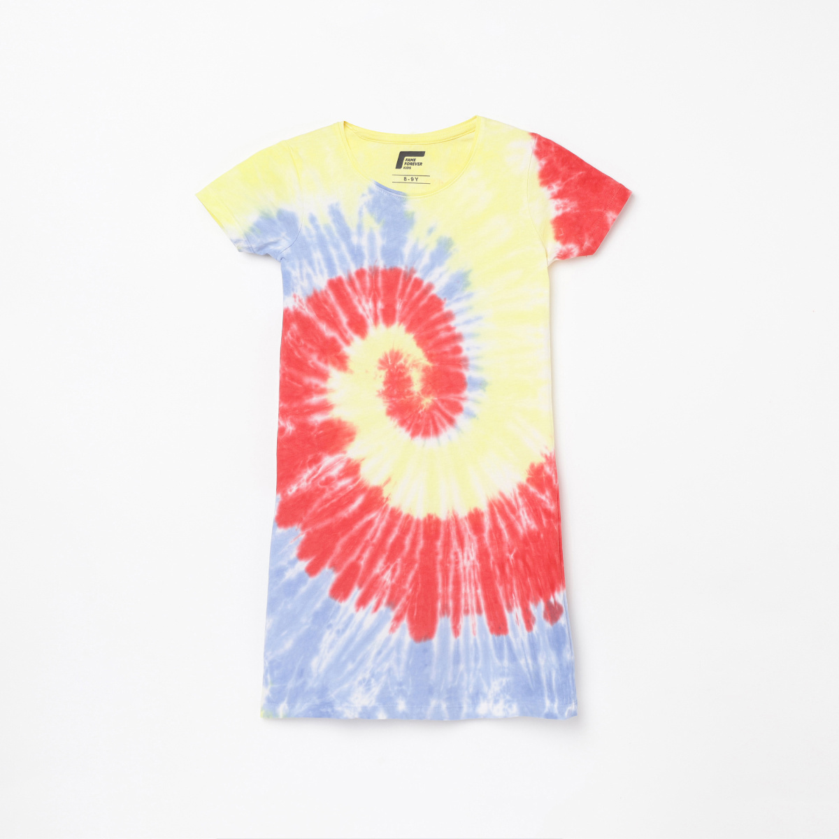 FAME FOREVER YOUNG Girls Tie-Dye Shift Dress