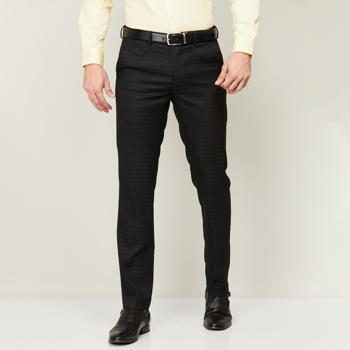 CODE Men Solid Slim Tapered Fit Formal Trousers  Lifestyle Stores  Kundan  Bagh  Hyderabad