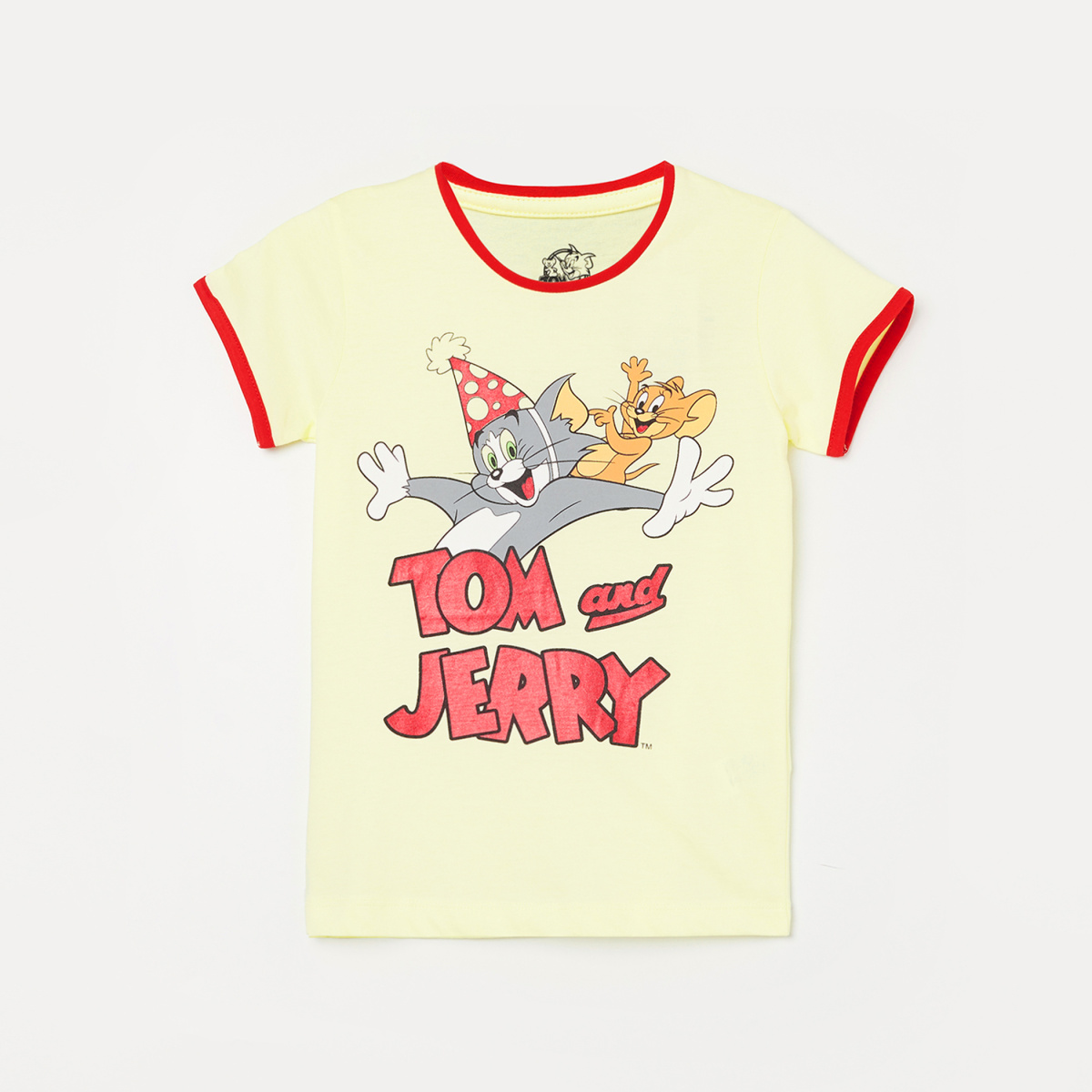 KIDSVILLE Girls Tom And Jerry Printed T-shirt