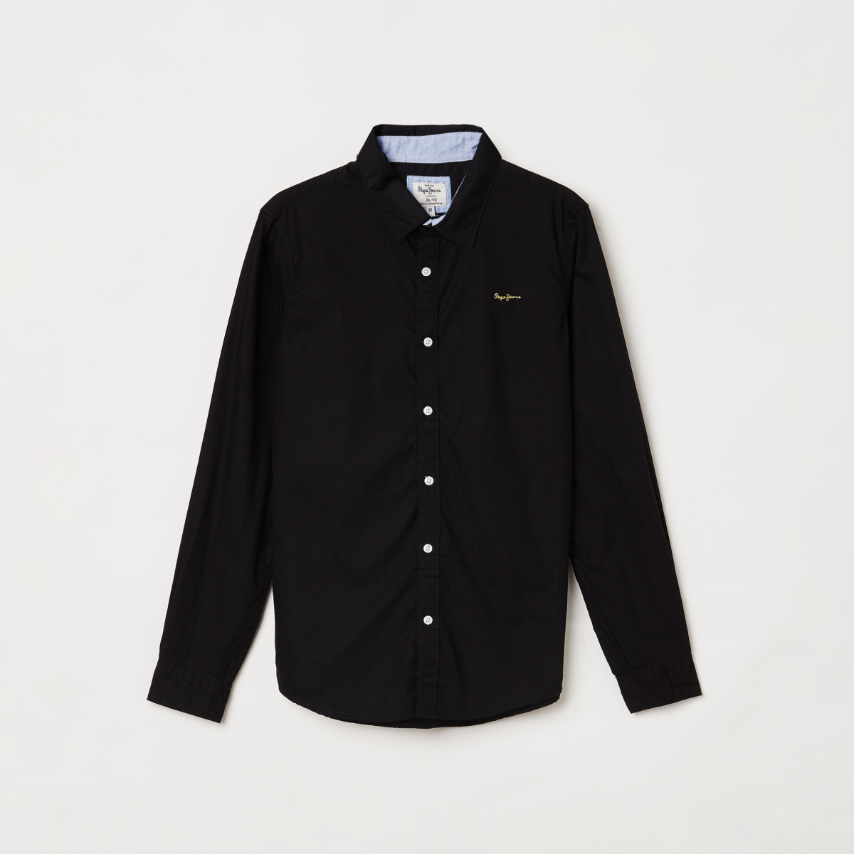PEPE JEANS Boys Solid Spread Collar Shirt