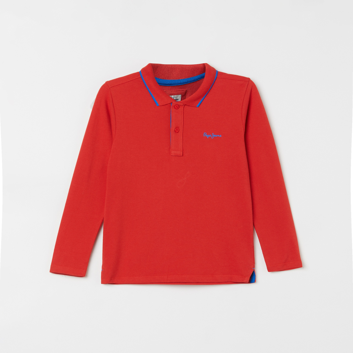 PEPE JEANS Boys Solid Full Sleeves Polo T-shirt