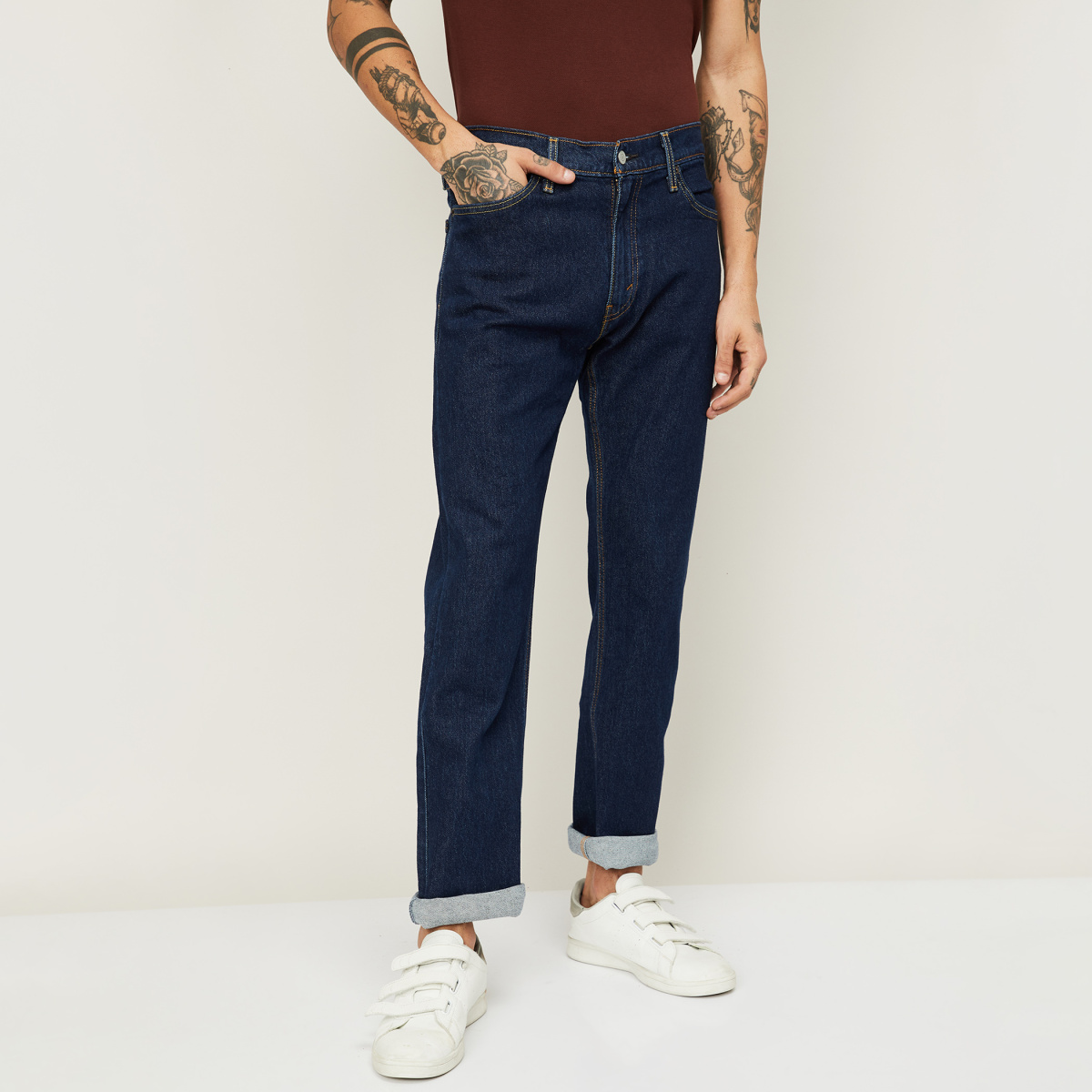 LEVI'S Men Solid Regular Fit Jeans